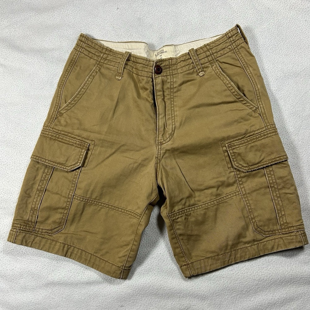 Hollister Brown Cargo Shorts Men's 31 Classic Fit Surf Skate‎ Hike Camp